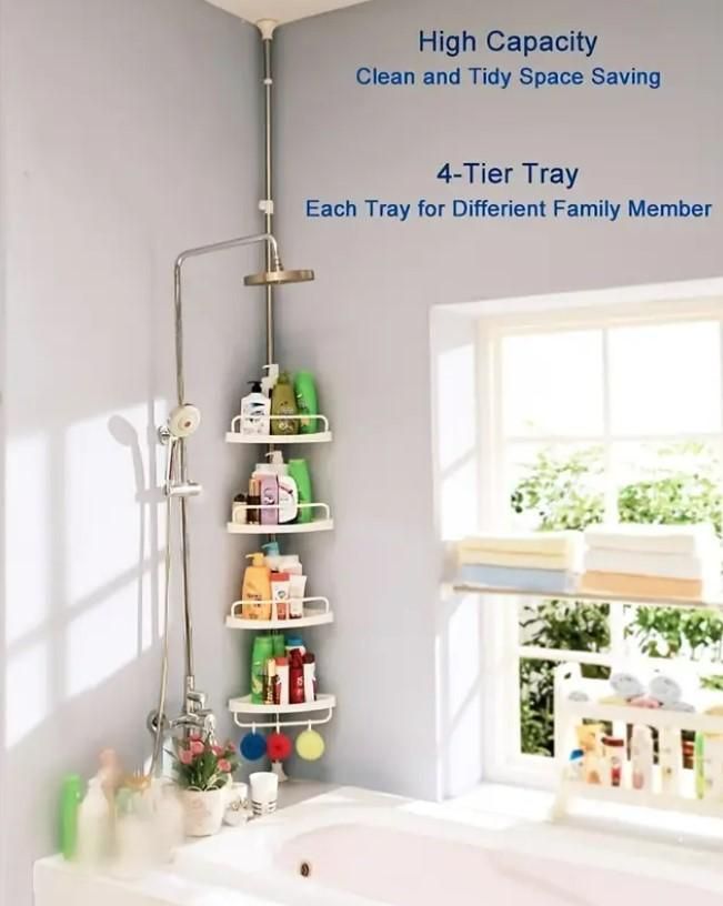 Stainless Steel Tripod Storage Rack/Shelf - Shopsmart9